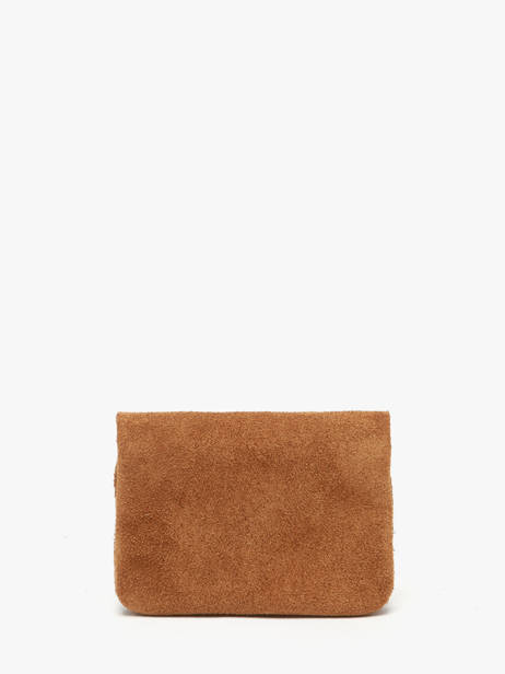 Portemonnee Velvet Leder Milano Bruin velvet VE23091O ander zicht 2